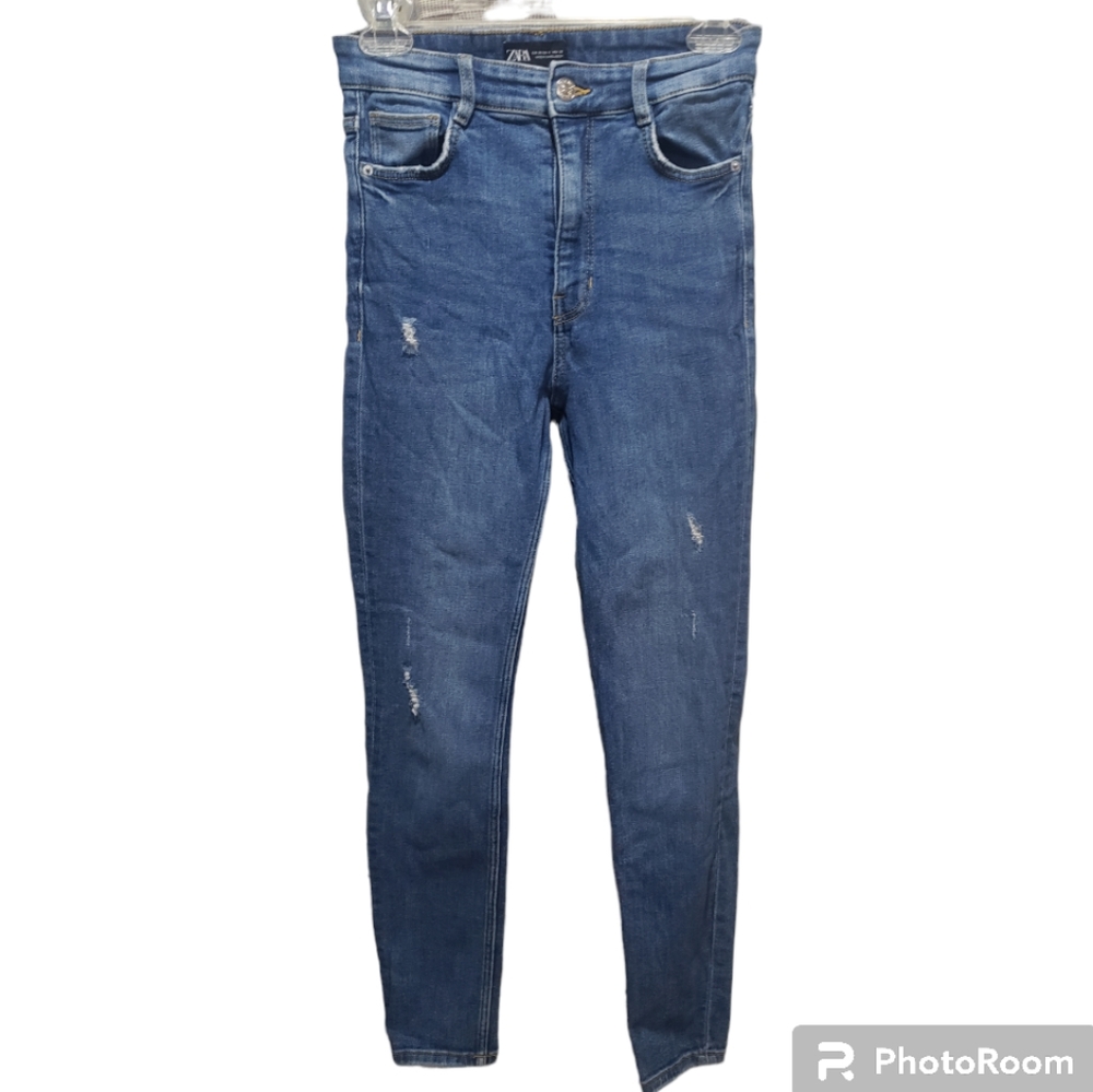 Zara High waisted skinny Jeans